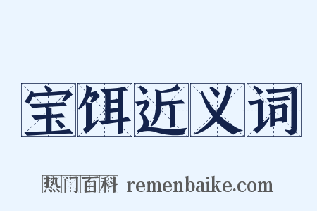 宝饵近义词是什么意思的图片